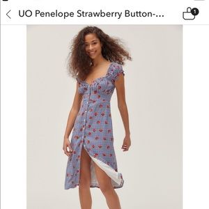 Urban Outfitters Strawberry Dress